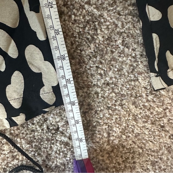 Sincerely Jules Wide Leg High Rise Trousers Black and Gold Womens Sz Medium NWOT - Picture 7 of 7